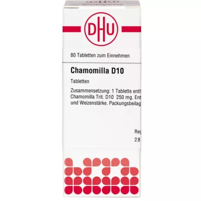 CHAMOMILLA D 10 compresse, 80 pz