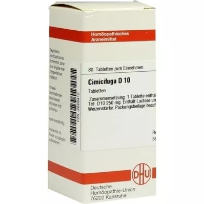 Cimicifuga D10, 80 pz Cimicifuga D10, 80 pz