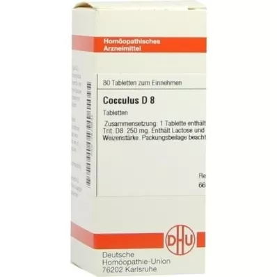COCCULUS D 8 compresse, 80 pz COCCULUS D 8 compresse, 80 pz