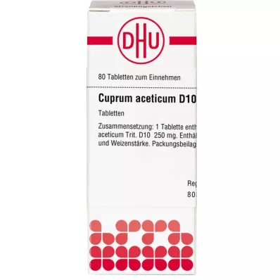 CUPRUM ACET D10, 80 pz CUPRUM ACET D10, 80 pz
