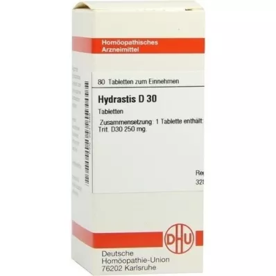 Hydrastis D30, 80 pz Hydrastis D30, 80 pz