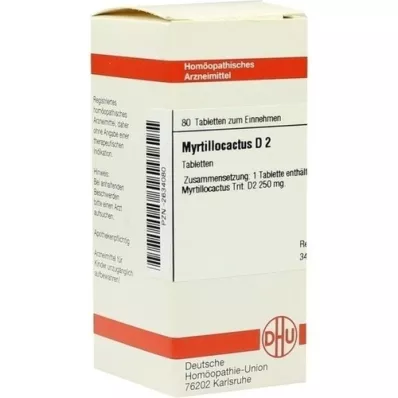 MYRTILLOCACTUS D 2 compresse, 80 pz