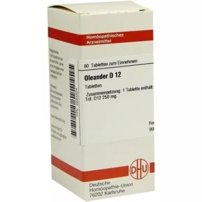 OLEANDER D 12 compresse, 80 pz