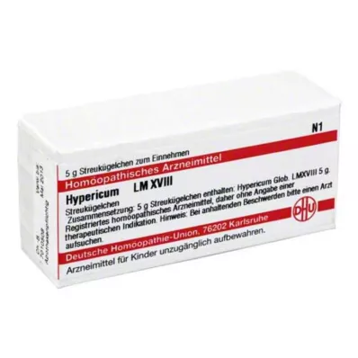 HYPERICUM LM XVIII Globuli, 5 g HYPERICUM LM XVIII Globuli, 5 g