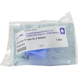 Silicone Pessar cubo 37 mm Dimensione 3, 1 pz
