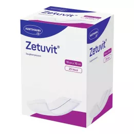 ZETUVIT Compresse assorbenti sterili 10x10 cm, 25 pz