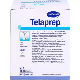 TELAPREP tampone di preparazione non sterile misura 1 piccolo, 1000 pz