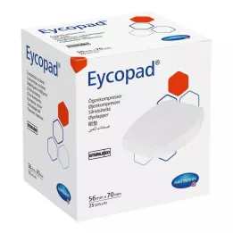 EYCOPAD Compresse oculari 56x70 mm sterili, 25 pz