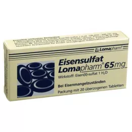 EISENSULFAT Lomapharm 65 mg compresse rivestite, 20 pz