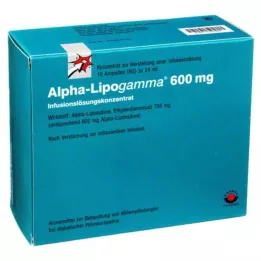 ALPHA-LIPOGAMMA Soluzione per infusione concentrata da 600 mg, 10X24 ml
