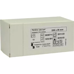 AMBIX Safe-Can Portpunkt.Kan.22 Gx25 mm dritto, 10 pz