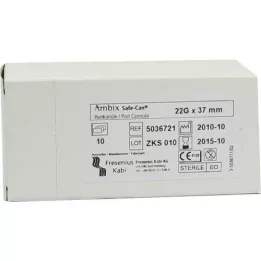 AMBIX Safe-can Portpunkt.kan.22 GX37 mm diritto, 10 pz