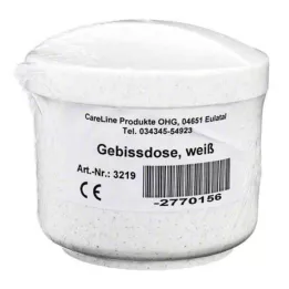 GEBISSDOSE con inserto e coperchio bianco, 1 pz