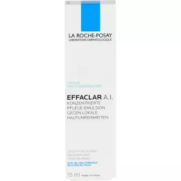 Roche Posay Effeclar Ai Emulsione contro impurità locali, 15 ml
