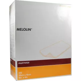 MELOLIN Medicazioni per ferite sterili 10x20 cm, 100 pz