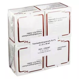 NATRIUMHYDROGENCARBONAT-Soluzione 8,4% Köhler, 100X20 ml