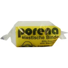 Benda di garza elastica Porena 4 cm violoncello bianco, 1 pezzo