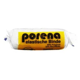 Benda di garza elastica Porena 8 cm violoncello bianco, 1 pezzo