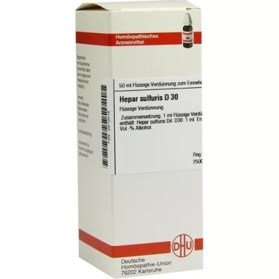Hepar Sums D30, 50 ml Hepar Sums D30, 50 ml