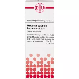 MERCURIUS SOLUBILIS Hahnemanni D 10 diluizione, 50 ml