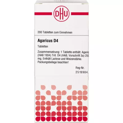 AGARICUS D 4 compresse, 200 pz AGARICUS D 4 compresse, 200 pz