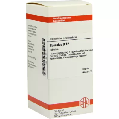 COCCULUS D 12 compresse, 200 pz COCCULUS D 12 compresse, 200 pz