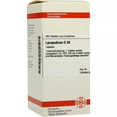 Lycopodium D30, 200 pz