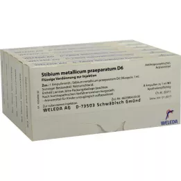 STIBIUM METALLICUM PRAEPARATUM D 6 fiale, 48X1 ml