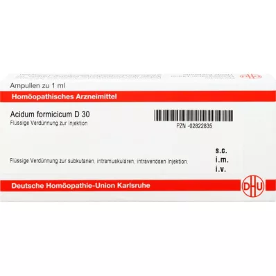 Acidum Formic D30, 10x1 ml Acidum Formic D30, 10x1 ml