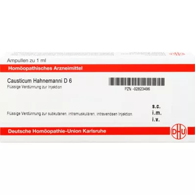Causticum Tocca D 6, 10x1 ml Causticum Tocca D 6, 10x1 ml