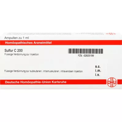 Sulfur C200, 10x1 ml Sulfur C200, 10x1 ml