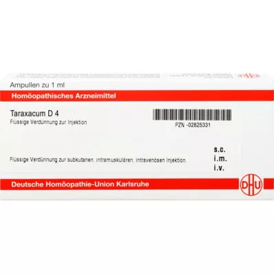Taraxacum D 4, 10x1 ml