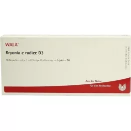 BRYONIA E Radice D 3 ampoule, 10x1 ml