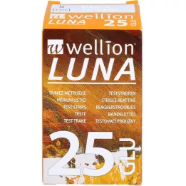 WELLION LUNA Strisce reattive per la glicemia, 25 pz