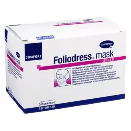FOLIODRESS maschera Comfort senso OP-maschera verde, 50 |2| pezzi |2|