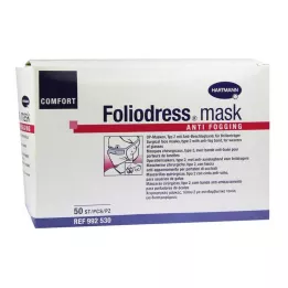 FOLIODRESS mascherina tipo Comf.antiappannante II OP-m.verde, 50 pz