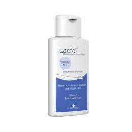 Lactel No.3 shampoo allo zolfo organico contro cuoio capelluto molto grasso, 200 ml
