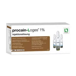 PROCAIN-Fiale di soluzione iniettabile Loges 1%, 50X2 ml