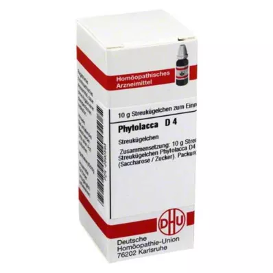 PHYTOLACCA D 4 Globuli, 10 g