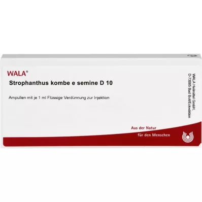 STROPHANTHUS KOMBE e semine D 10 fiale, 10X1 ml