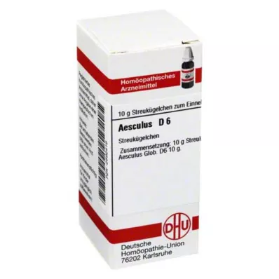 AESCULUS D 6 Globuli, 10 g AESCULUS D 6 Globuli, 10 g