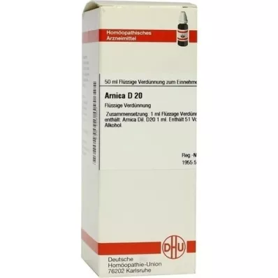 Arnica D20, 50 ml