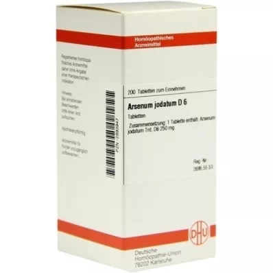 Arsenum Jodat D 6, 200 pz