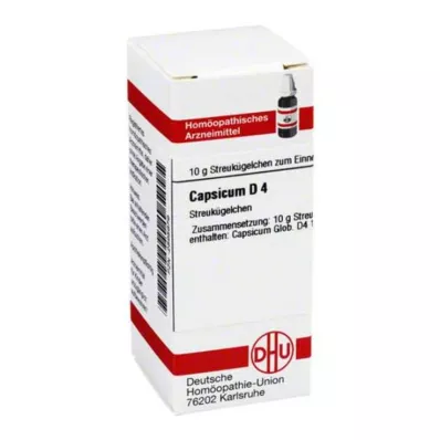 CAPSICUM D 4 Globuli, 10 g CAPSICUM D 4 Globuli, 10 g