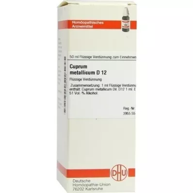 CUPRUM MET D12, 50 ml CUPRUM MET D12, 50 ml