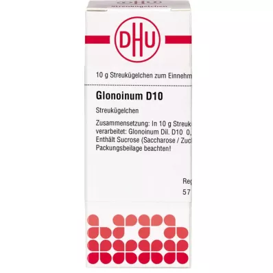GLONOINUM D 10 Globuli, 10 g GLONOINUM D 10 Globuli, 10 g