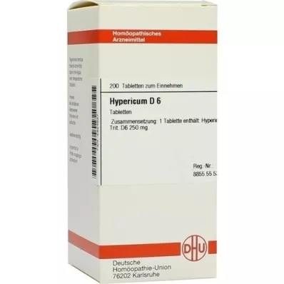 HYPERICUM D 6 compresse, 200 pz