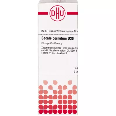 SECALE CORNUTUM Diluizione D 30, 20 ml SECALE CORNUTUM Diluizione D 30, 20 ml