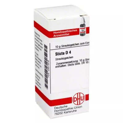 STICTA D 4 Globuli, 10 g STICTA D 4 Globuli, 10 g
