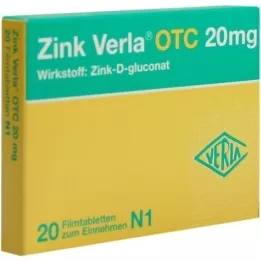 ZINK VERLA OTC 20 mg compresse con pellicola, 20 pz